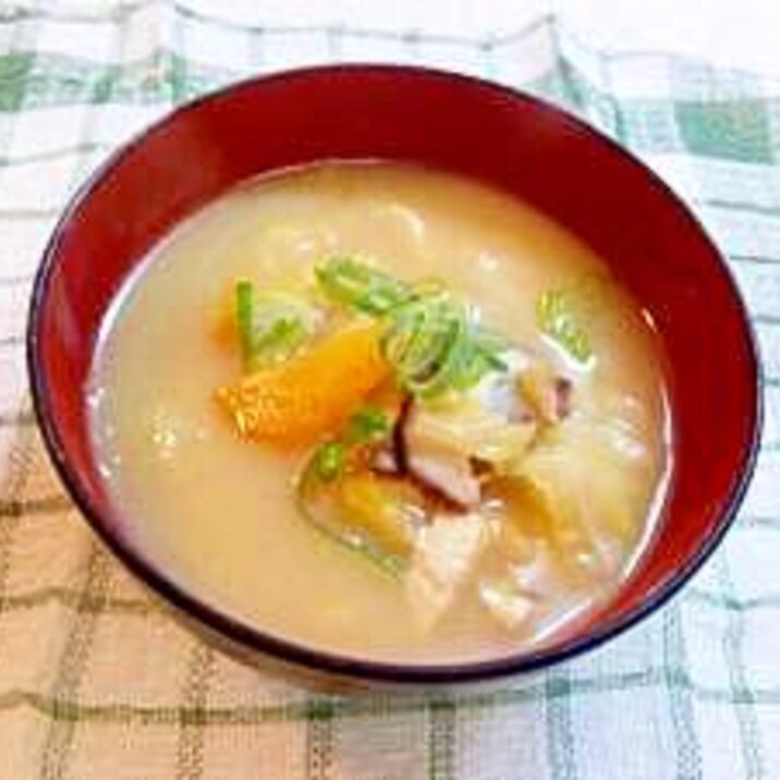味噌汁バリエ☆♯7キャベツ・シイタケ・ニンジン・他